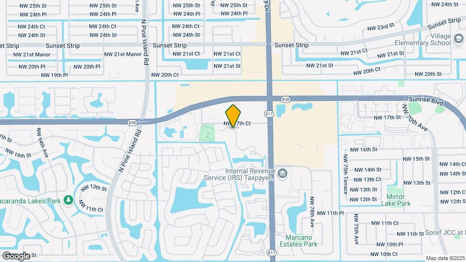 1743 NW 81st Way Map and Location Details