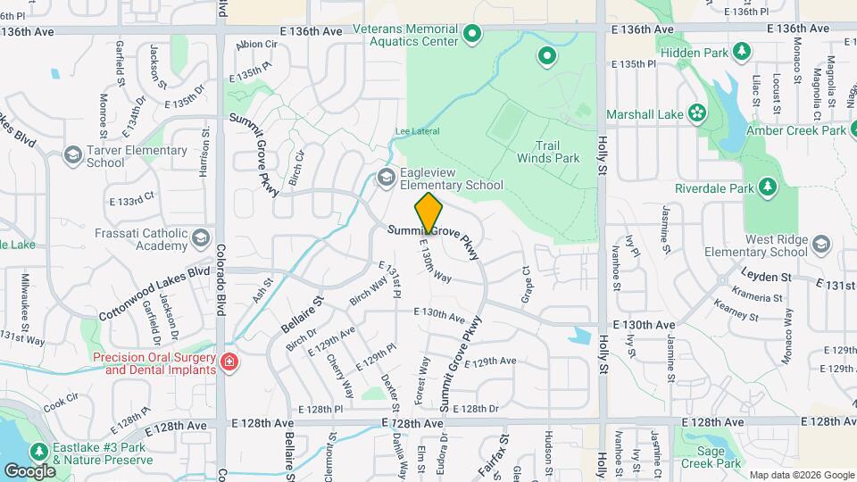 5205 E 130th Way, Unit 145BVP Map and Location Details