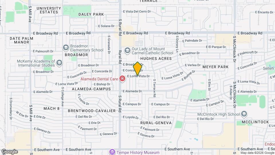 2503 S Bonarden Ln Map and Location Details