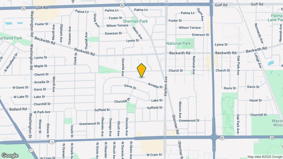 7328 Arcadia St Mapa y Detalles de la Ubicación