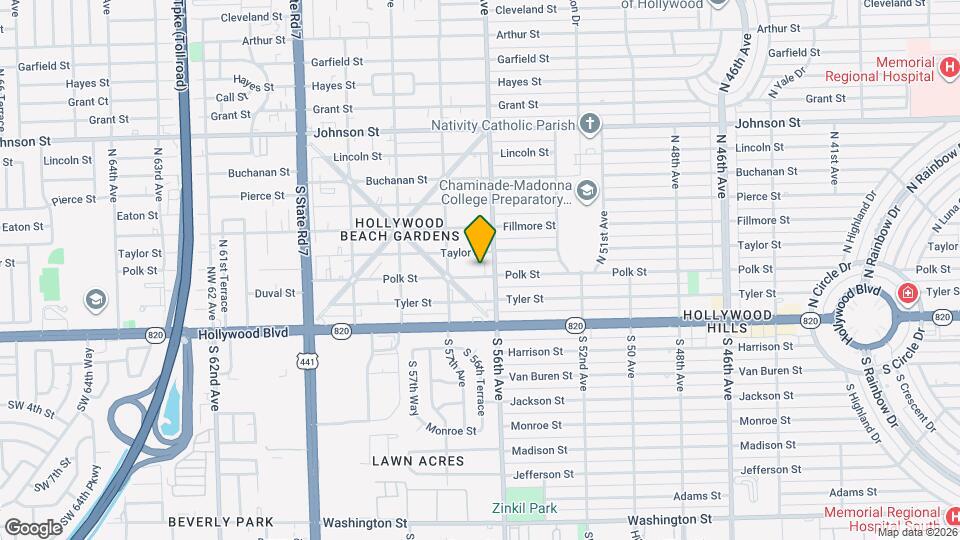 5605 Polk St Map and Location Details