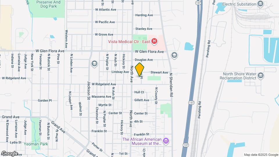 1018 Palmer Pl Map and Location Details