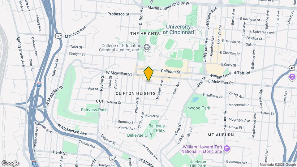 2424 W Clifton Ave Map and Location Details