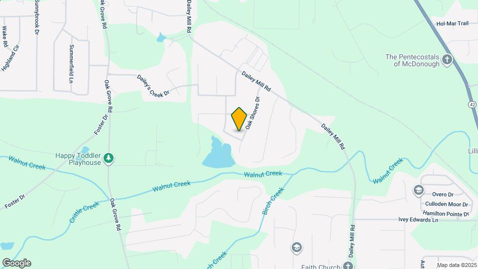 205 Oak Shores Dr Map and Location Details