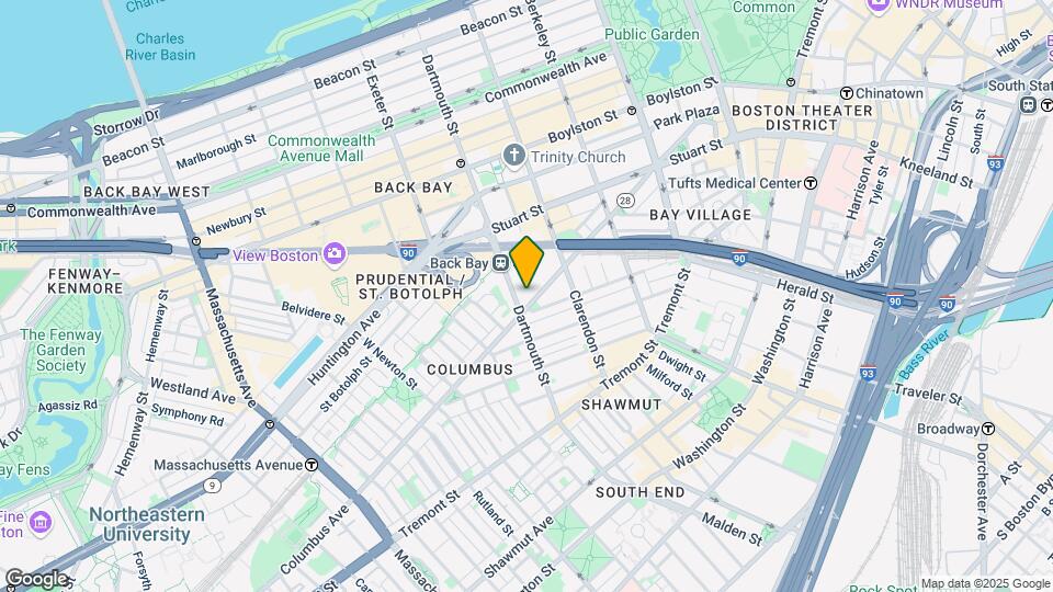 325 Columbus Ave, Unit 11 Map and Location Details