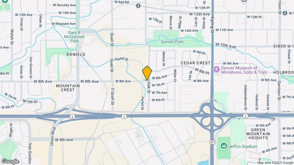 761 Oak St Map and Location Details