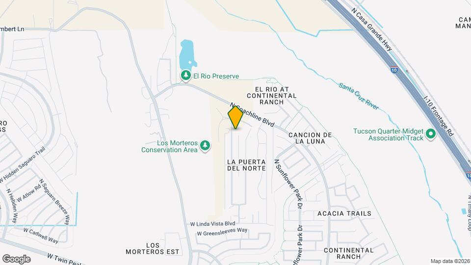 9950 N El Uno Minor Map and Location Details