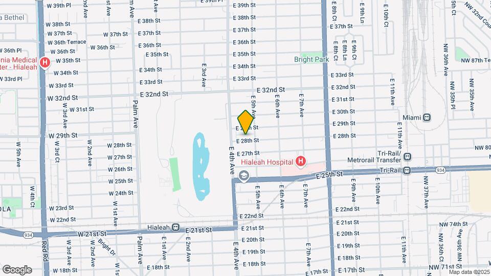 459 E 28th St Map and Location Details