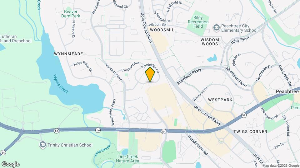 214 Turnbridge Cir Map and Location Details