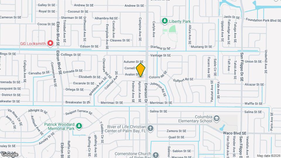 831 Airoso Rd SE Map and Location Details