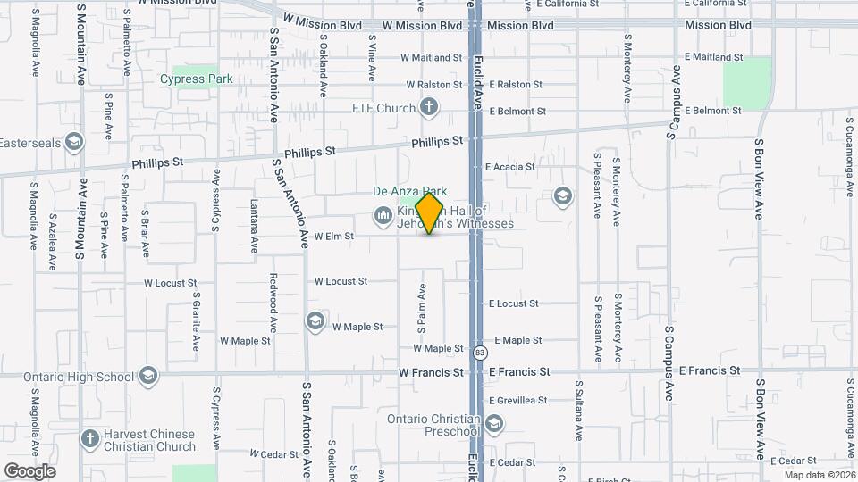 225 W Elm St Map and Location Details