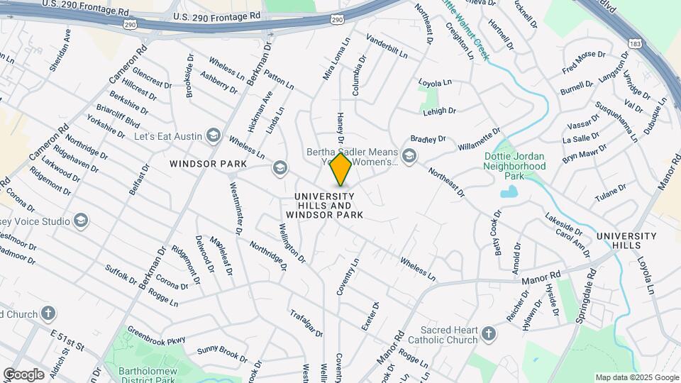 6202 N Hampton Dr Map and Location Details