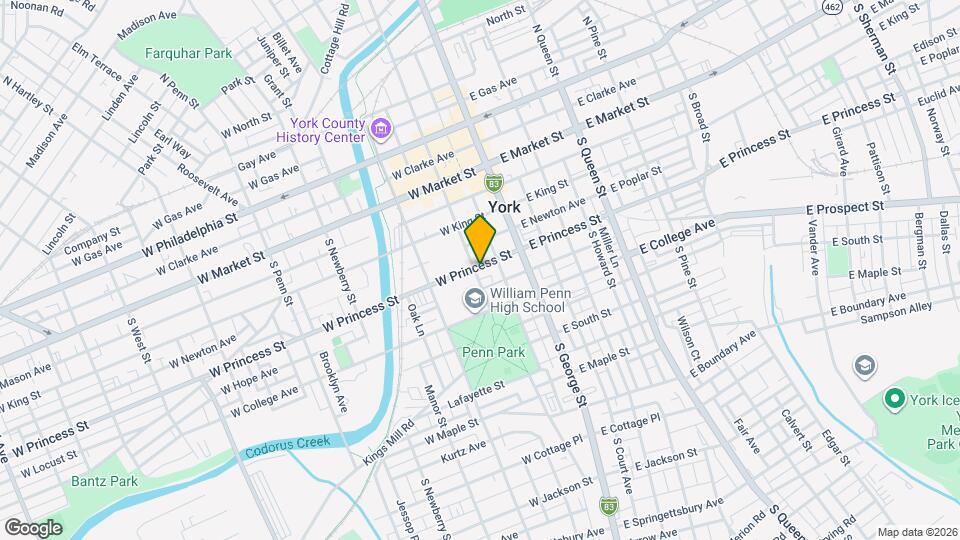 207 S Beaver St Map and Location Details
