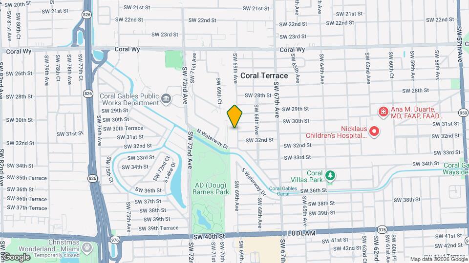 3040 SW 69th Ave Map and Location Details