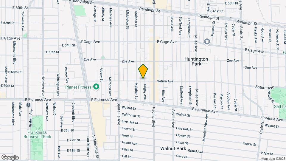 6829 Rugby Ave Mapa y Detalles de la Ubicación
