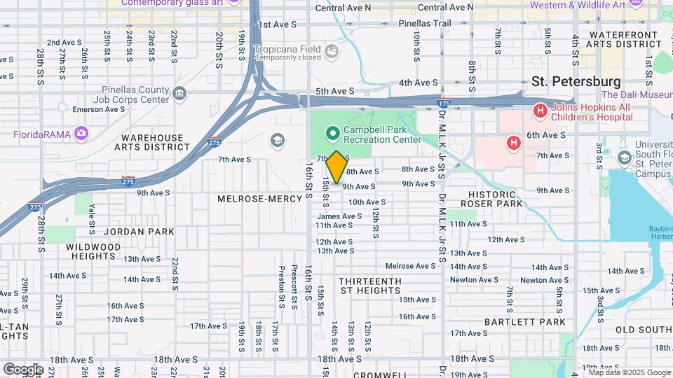 855 14th St S Map and Location Details
