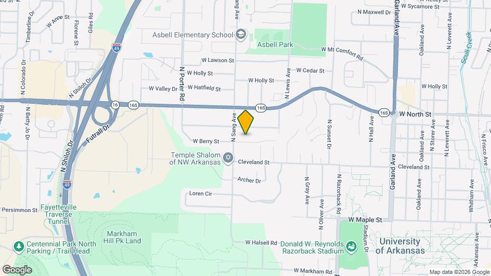 2004 W Berry St Map and Location Details