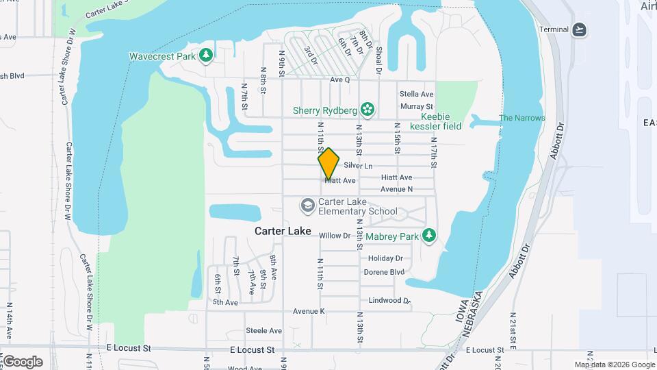 1107 Hiatt St Map and Location Details