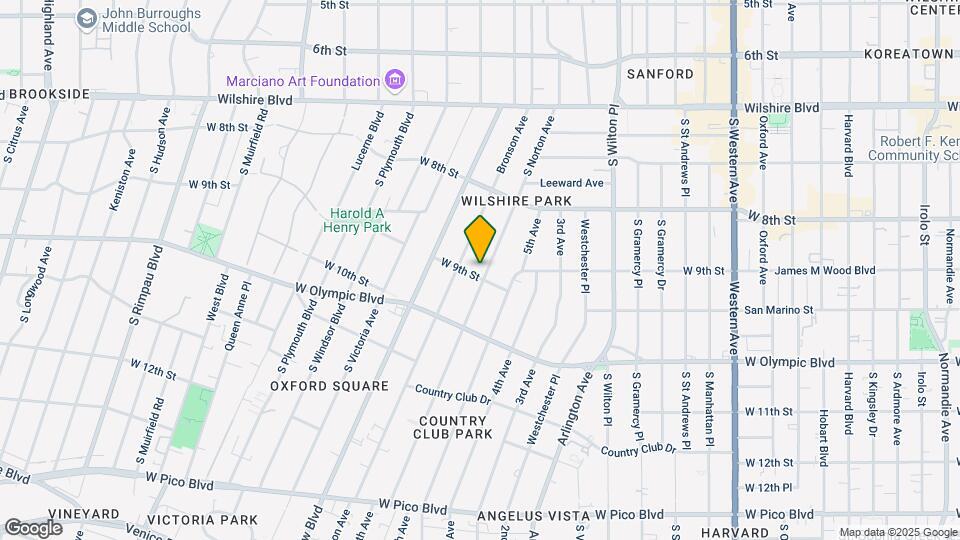 893 S Norton Ave Map and Location Details