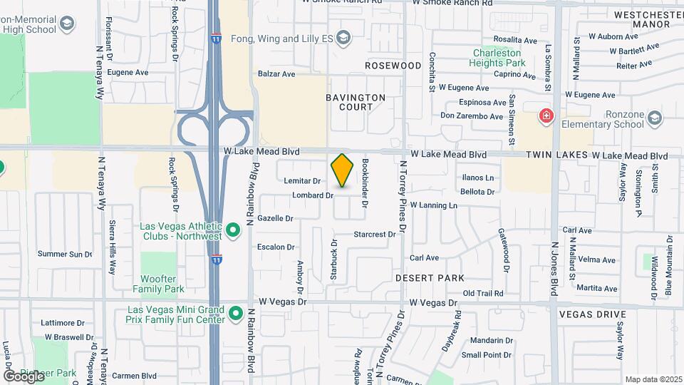 6520 Lombard Dr Map and Location Details