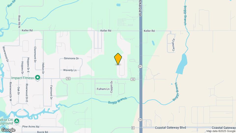 7838 Audubon Dr Map and Location Details