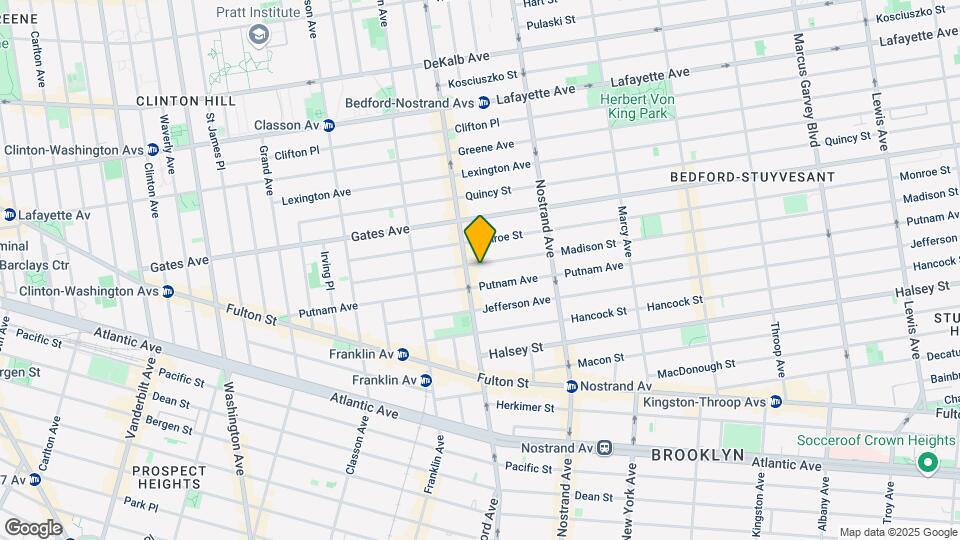 136 Madison St Mapa y Detalles de la Ubicación