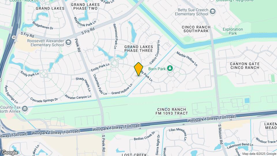 21323 Grand Hollow Ln Map and Location Details