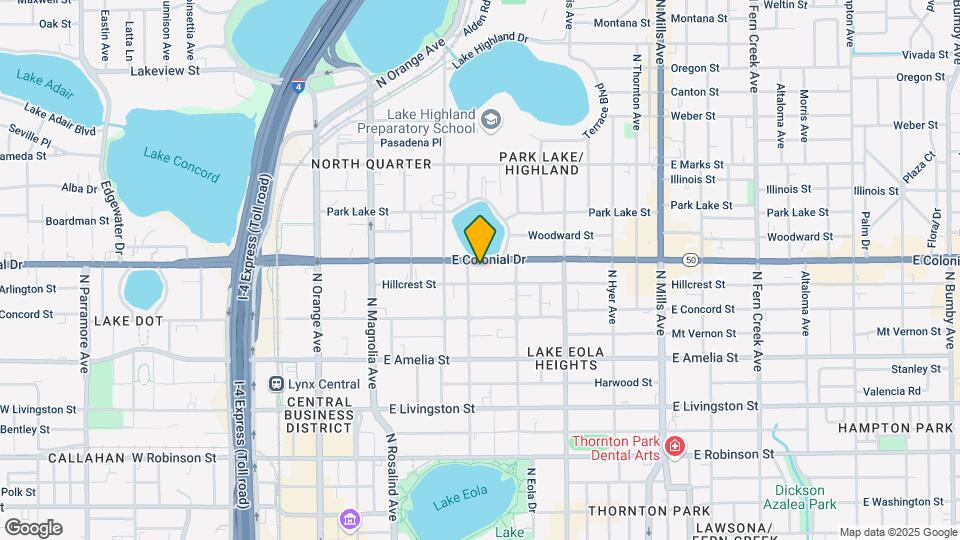 400 E Colonial Dr, Unit 701 Map and Location Details