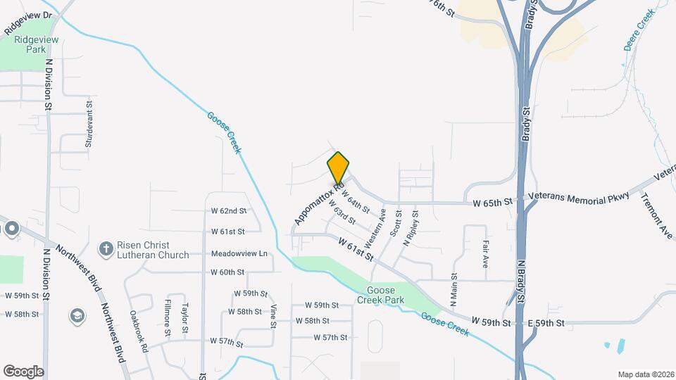 6319 Appomattox Rd, Unit 6319 Map and Location Details