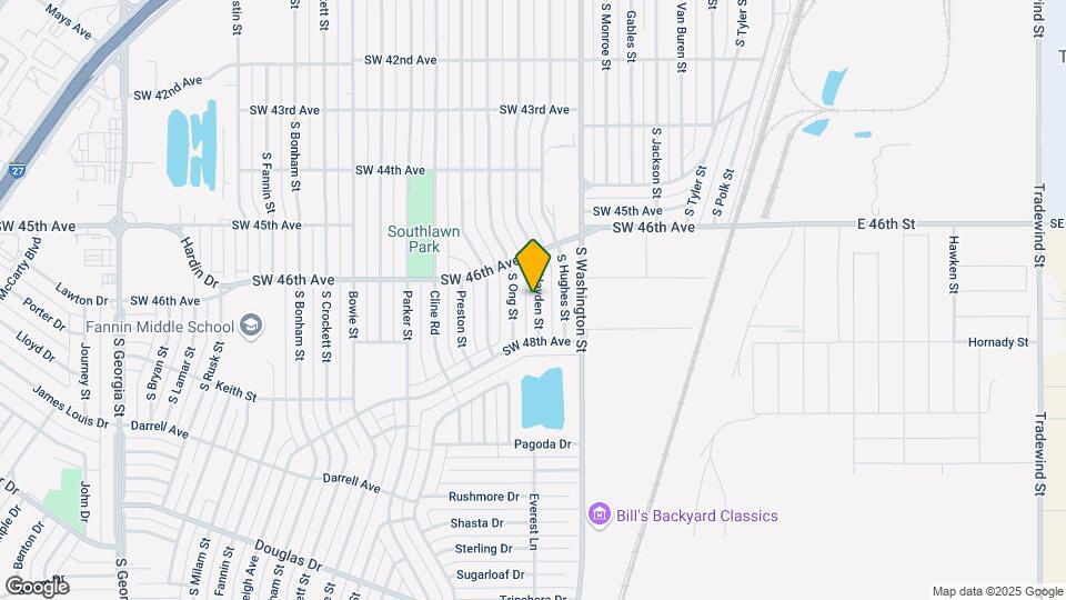 4618 S Hayden St Map and Location Details