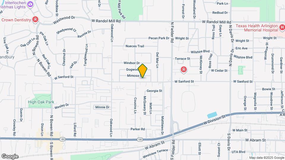 1809 W Sanford St Map and Location Details