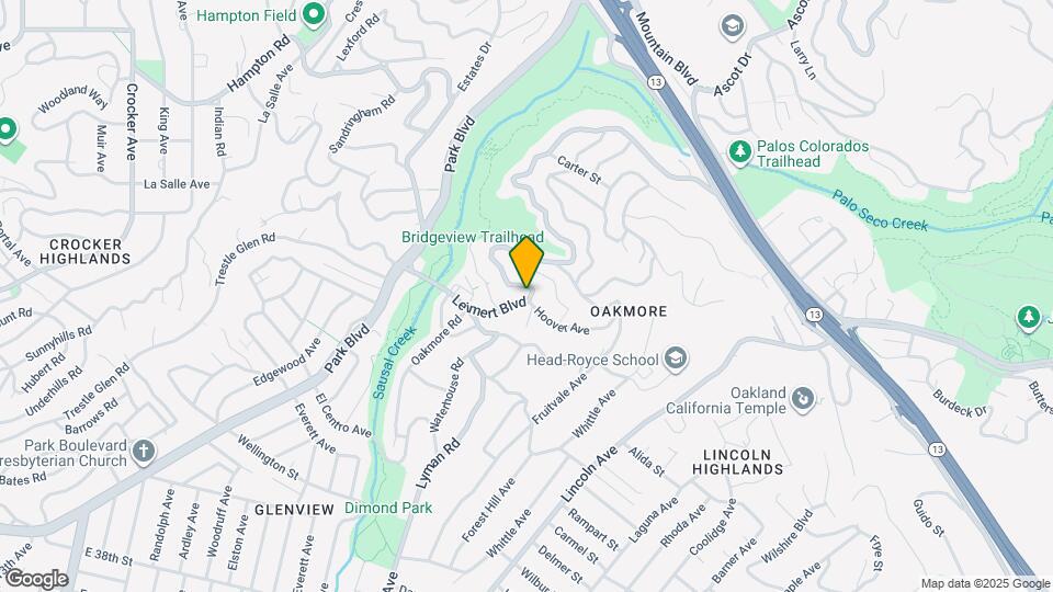 1700 Leimert Blvd Map and Location Details