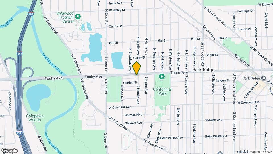 1901 W Touhy Ave Map and Location Details