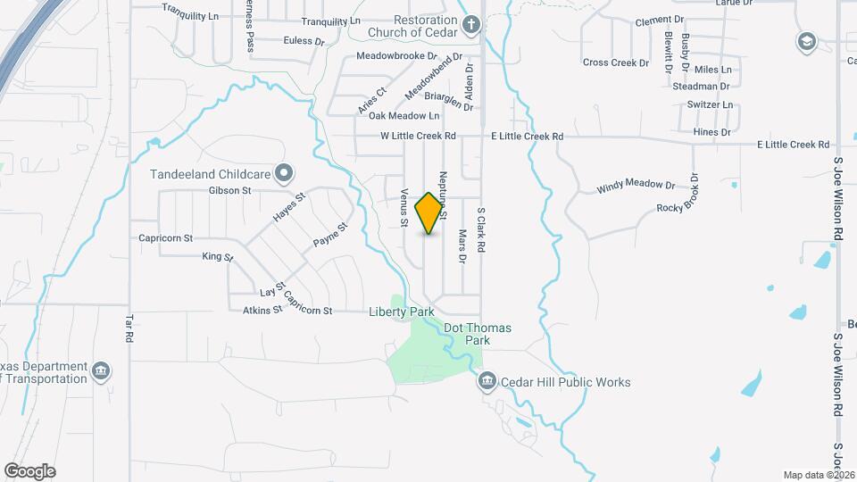 1219 Saturn Dr Mapa y Detalles de la Ubicación