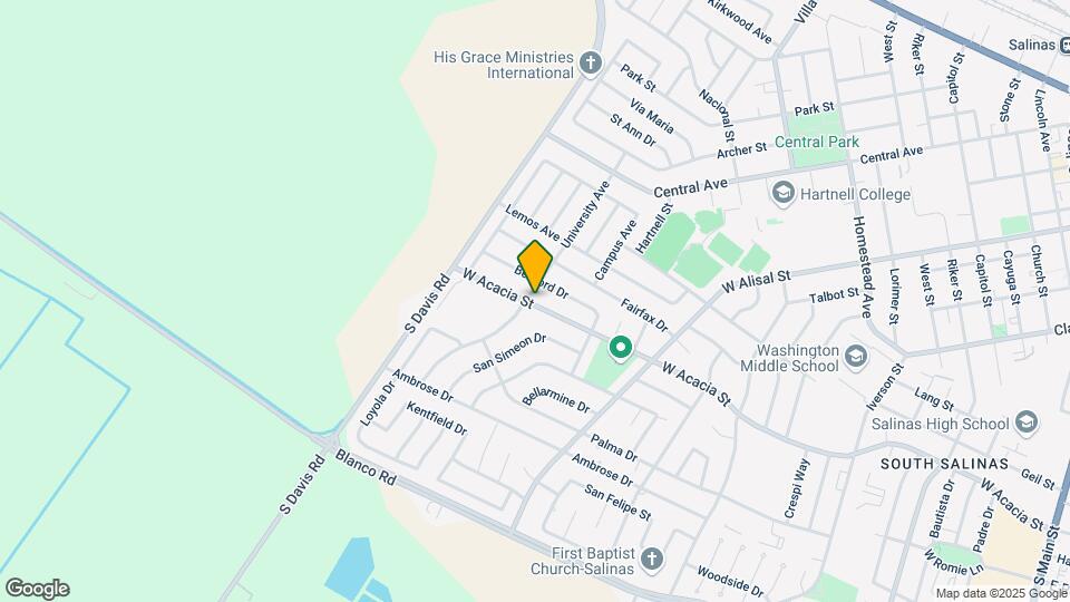 796 W Acacia St Mapa y Detalles de la Ubicación