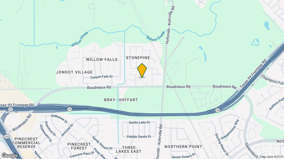 11618 Boudreaux Rd Map and Location Details