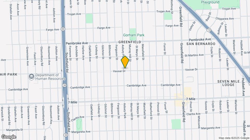 19400 Asbury Park Map and Location Details