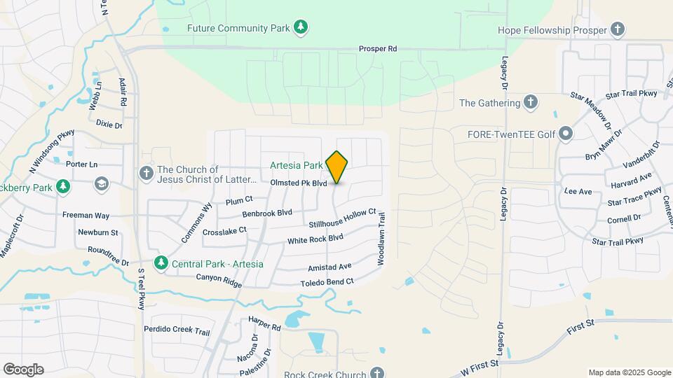 2124 Austin Ln Map and Location Details