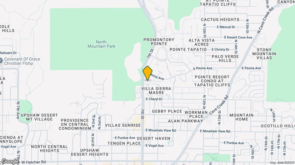 711 E North Ln Mapa y Detalles de la Ubicación