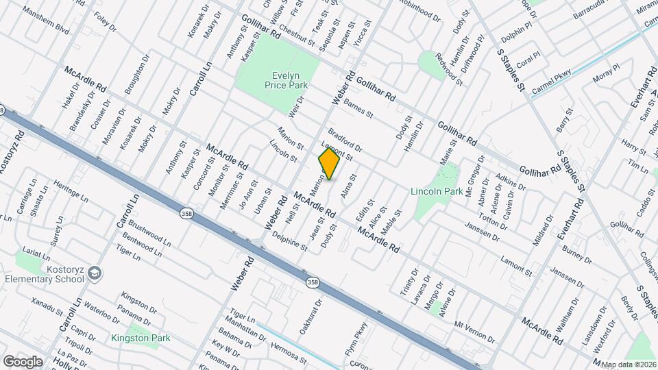 4809 Jo Ann St Mapa y Detalles de la Ubicación