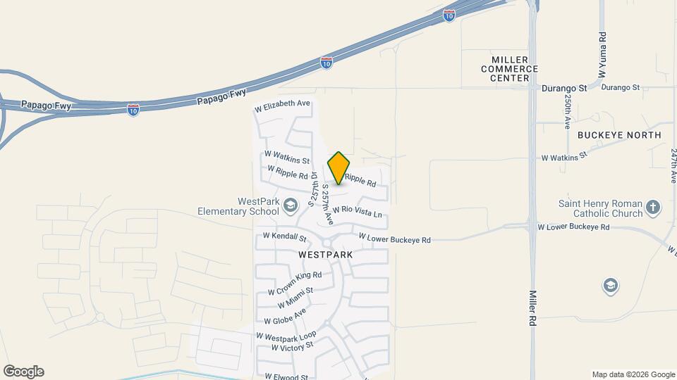 25644 W Magnolia St Map and Location Details