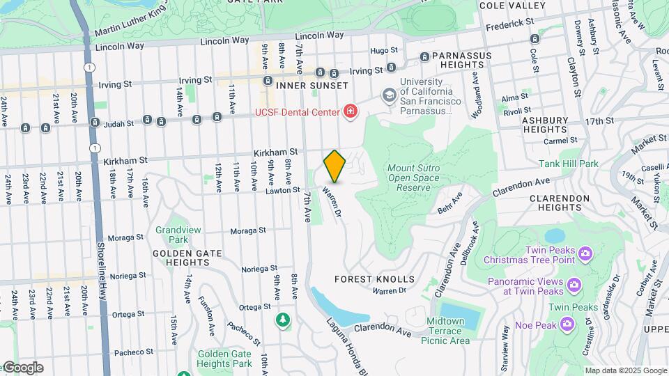 480 Warren Dr Map and Location Details