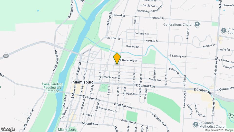 548 E Pearl St Map and Location Details