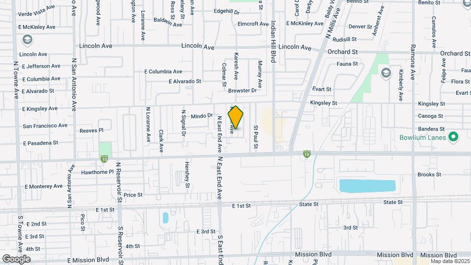 614 Karesh Ave Map and Location Details
