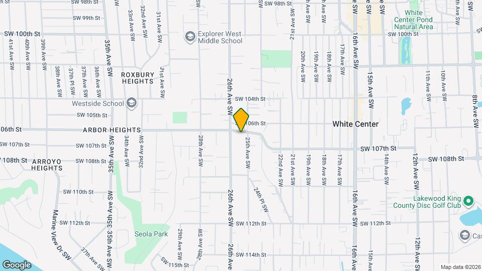2511 SW 107th Way Map and Location Details