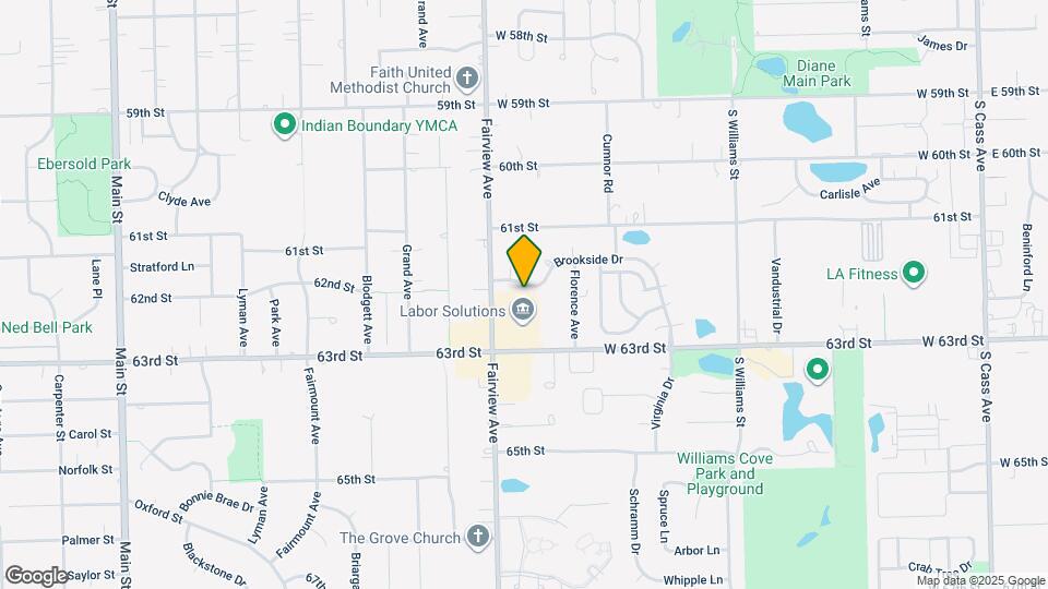 539 Brookside Dr Map and Location Details