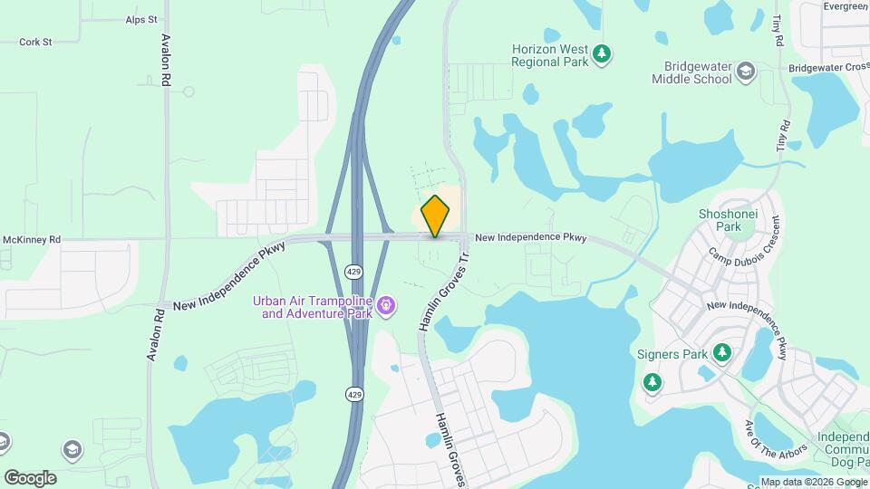 16412 New Independence Pkwy Map and Location Details