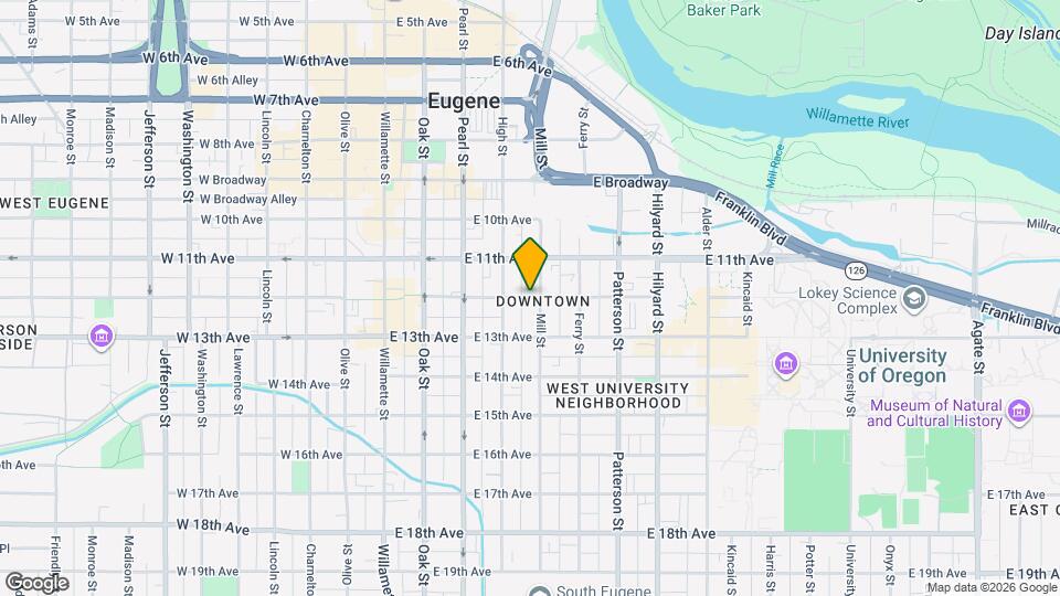 379 E 12th Ave Map and Location Details