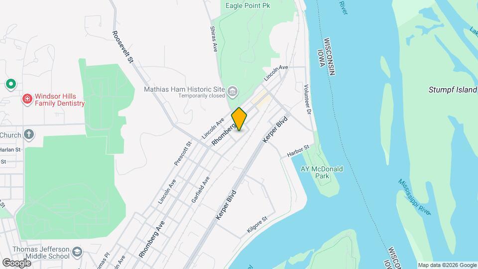 2125 Garfield Ave Map and Location Details