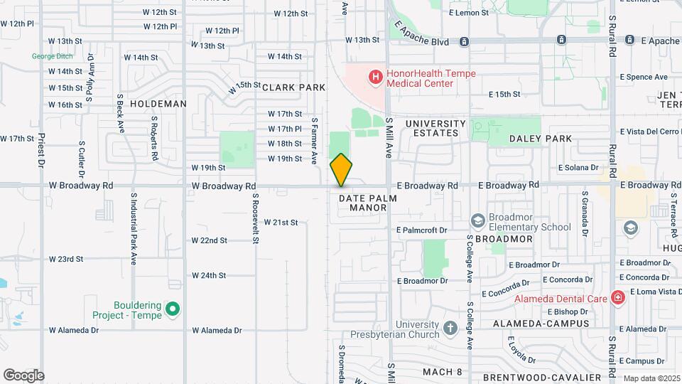 115 W Broadway Rd Map and Location Details